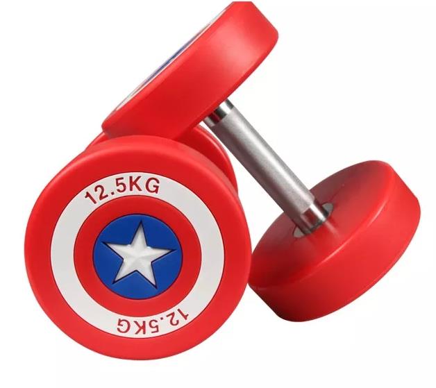 Captain America Dumbbells ໄດ້ກາຍເປັນຄົນທີ່ມັກທີ່ສຸດໃນອຸດສາຫະກໍາອອກກໍາລັງກາຍ