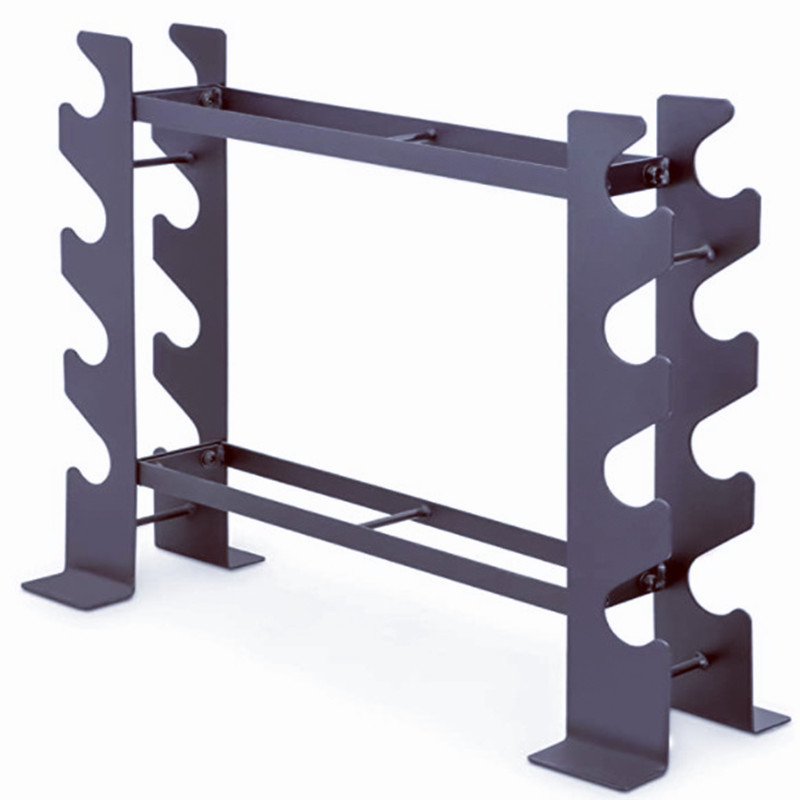 Dumbbell Rack Stand ສາມາດປັບໄດ້ Hex Dumbbell Rack Stand ຍົກນ້ໍາຫນັກ Fitness Rack Stand